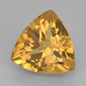 Citrino dourado natural 2,24ct, trillion, VVS