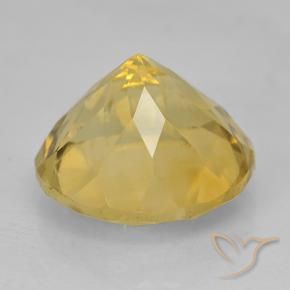 Citrino Dourado Natural 5.93ct, Redondo, VVS-VS