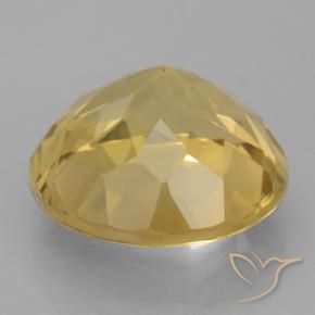 Citrino Dourado médio Natural 5.98ct, Redondo, VVS