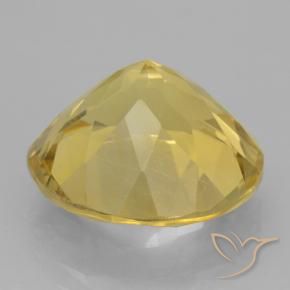 Citrino Luz amarela Natural 5.28ct, Redondo, VVS