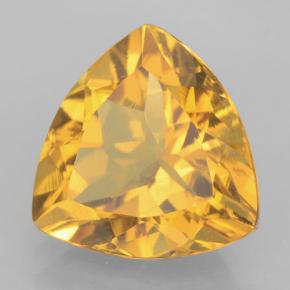 Citrino dourado natural 3,64ct, trillion, VVS