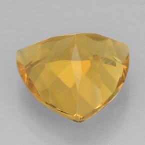 Citrino dourado natural 3,64ct, trillion, VVS