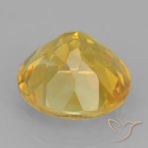 Citrino Dourado Natural 5.91ct, Redondo, VVS