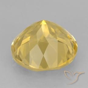 Citrino Dourado Natural 6.32ct, Redondo, VVS