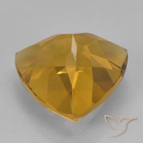 Citrino Laranja Dourado Profundo Natural 2.33ct, Trilhão, VVS