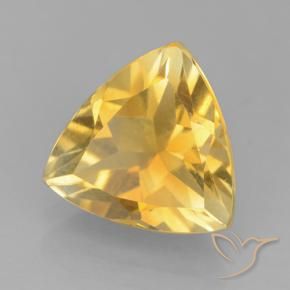 Citrino ouro médio Natural 2.12ct, Trilhão, VVS