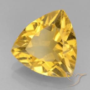 Citrino ouro brilhante Natural 2.00ct, Trilhão, VVS