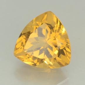 Citrino ouro médio Natural 2.32ct, Trilhão, VVS