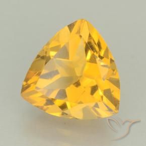 Citrino ouro médio Natural 2.22ct, Trilhão, VVS
