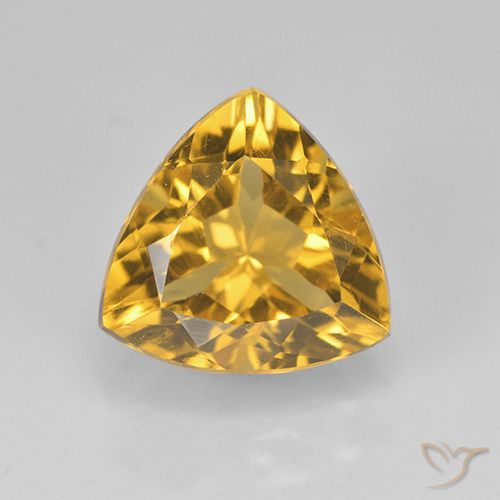 2.32ct Natural Dourado Citrino, Trilhão, VVS