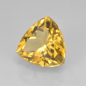 Citrino dourado natural 2,23ct, trillion, VVS