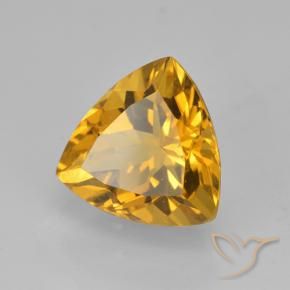 Citrino Dourado Escuro Natural 2.24ct, Trilhão, VVS