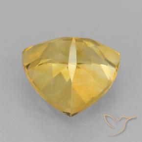 Citrino ouro médio Natural 2.36ct, Trilhão, VVS