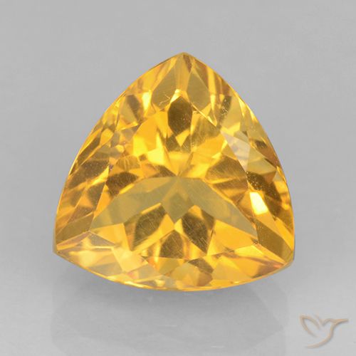 2.24ct Natural Dourado médio Citrino, Trilhão, VVS