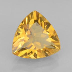 Citrino dourado natural 1,96ct, trillion, VVS