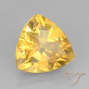 Citrino ouro médio Natural 1.74ct, Trilhão, VVS