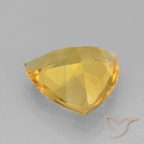 Citrino ouro médio Natural 1.74ct, Trilhão, VVS