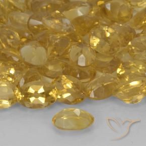 Citrino ouro profundo Natural 0.43ct, oval, VS