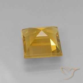 Citrino Dourado Escuro Natural 2.12ct, Quadrado, VVS-VS