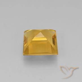 Citrino Dourado Escuro Natural 1.48ct, Quadrado, VVS-VS