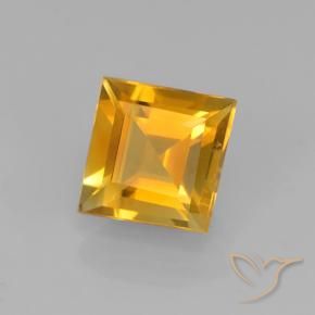 Citrino Dourado Escuro Natural 1.91ct, Quadrado, VVS-VS