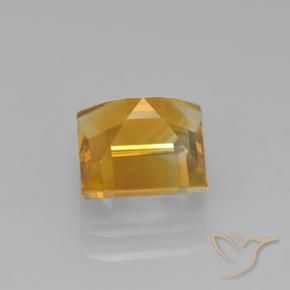 Citrino Dourado Escuro Natural 1.91ct, Quadrado, VVS-VS