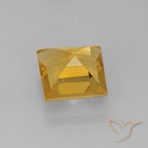 Citrino Dourado Escuro Natural 1.87ct, Quadrado, VVS