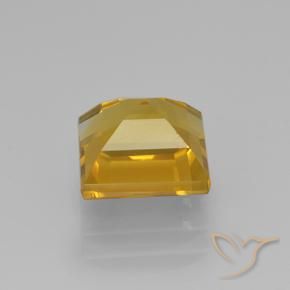 Citrino Laranja Dourada Natural 2.27ct, Quadrado, VVS