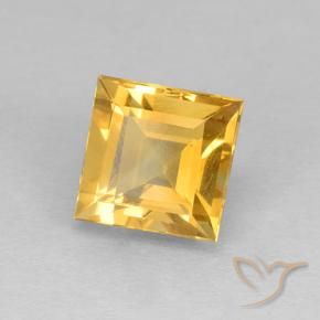 Citrino ouro brilhante Natural 2.15ct, Quadrado, VVS-VS