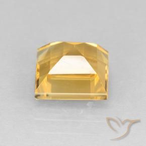 Citrino ouro médio Natural 2.62ct, Quadrado, VVS-VS