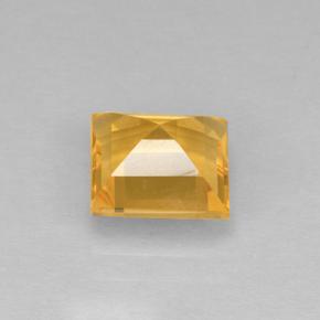 Citrino dourado natural 2,07ct, quadrado, VVS-VS
