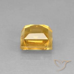 Citrino Laranja Dourada Natural 2.83ct, Quadrado, VVS-VS