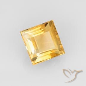 Citrino Laranja-Ouro Natural 2.62ct, Quadrado, VVS-VS