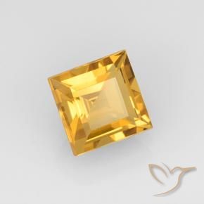 Citrino Laranja-Ouro Natural 2.25ct, Quadrado, VVS-VS