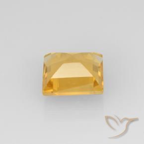 Citrino ouro brilhante Natural 2.12ct, Quadrado, VVS