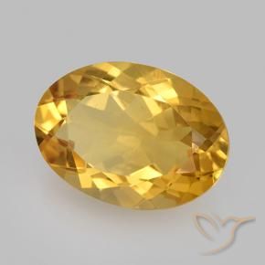 Citrino ouro profundo Natural 10.63ct, oval, VVS