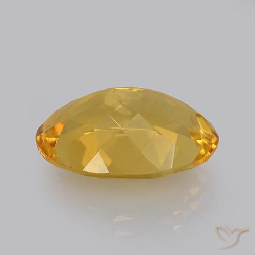 Citrino Laranja Dourada Natural 10.84ct, oval, VVS