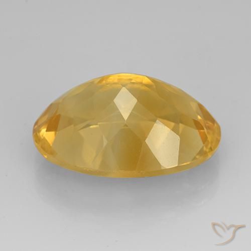 Citrino ouro médio Natural 10.97ct, oval, VVS