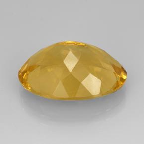 Citrino Dourado médio Natural 10.78ct, Corte Oval, VVS