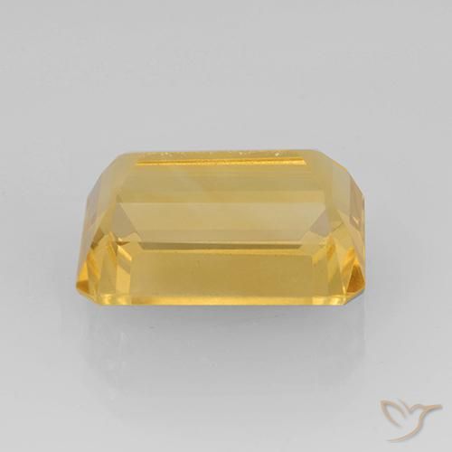 Citrino Ouro Natural 7.89ct, Corte Octógono / Esmeralda, VVS
