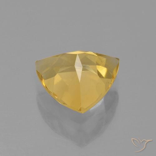 Citrino ouro brilhante Natural 2.08ct, Trilhão, VS