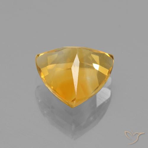 Citrino Dourado Escuro Natural 2.18ct, Trilhão, VVS