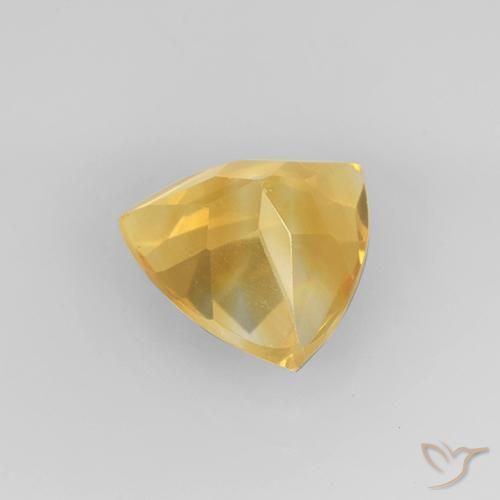 Citrino ouro médio Natural 2.28ct, Trilhão, VVS-VS