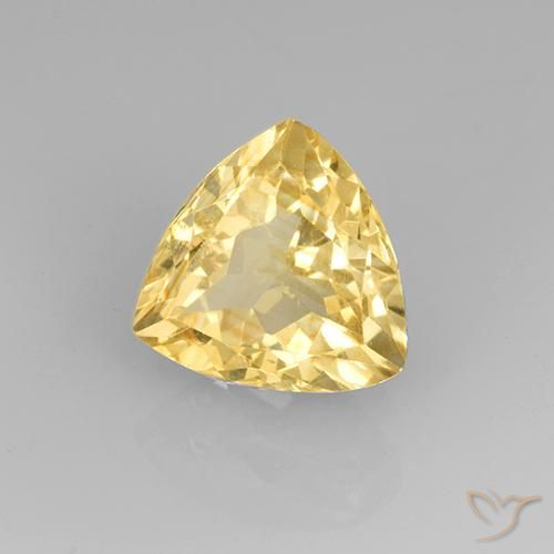 Citrino Dourado Natural 2.29ct, Trilhão, VVS-VS