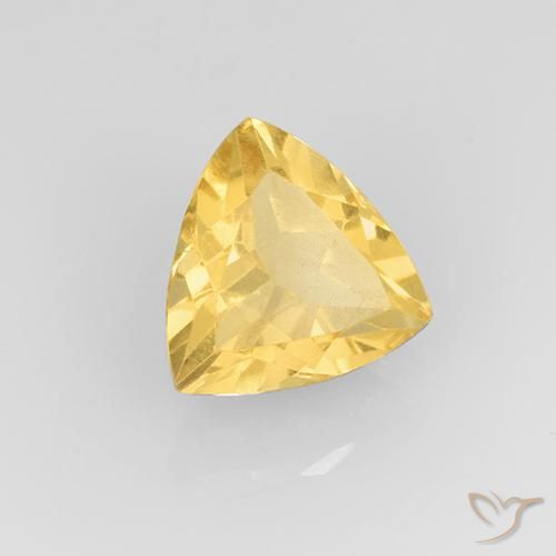 Citrino ouro médio Natural 1.88ct, Trilhão, VVS-VS