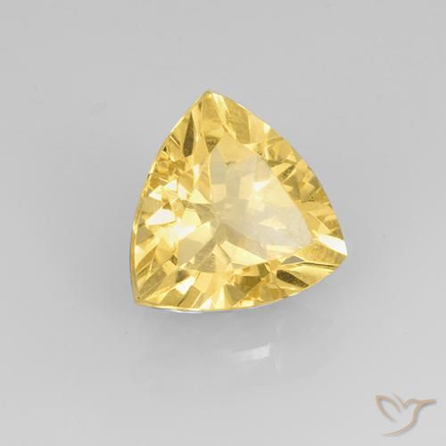 Citrino Luz Dourada Natural 1.99ct, Trilhão, VVS-VS