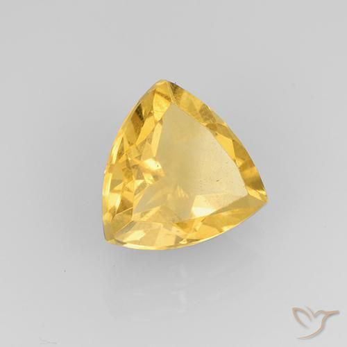 Citrino ouro médio Natural 1.95ct, Trilhão, VVS-VS