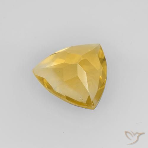 Citrino ouro brilhante Natural 1.89ct, Trilhão, VVS-VS
