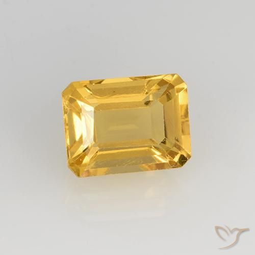 1.68ct Natural ouro brilhante Citrino, Corte Esmeralda, VVS-VS