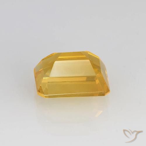 Citrino Dourado Escuro Natural 1.66ct, Corte Octógono / Esmeralda, VS